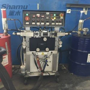 Máquina de pulverização de material de poliureia